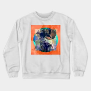 Abstraction on Orange: Maps &amp; Apps Series Crewneck Sweatshirt